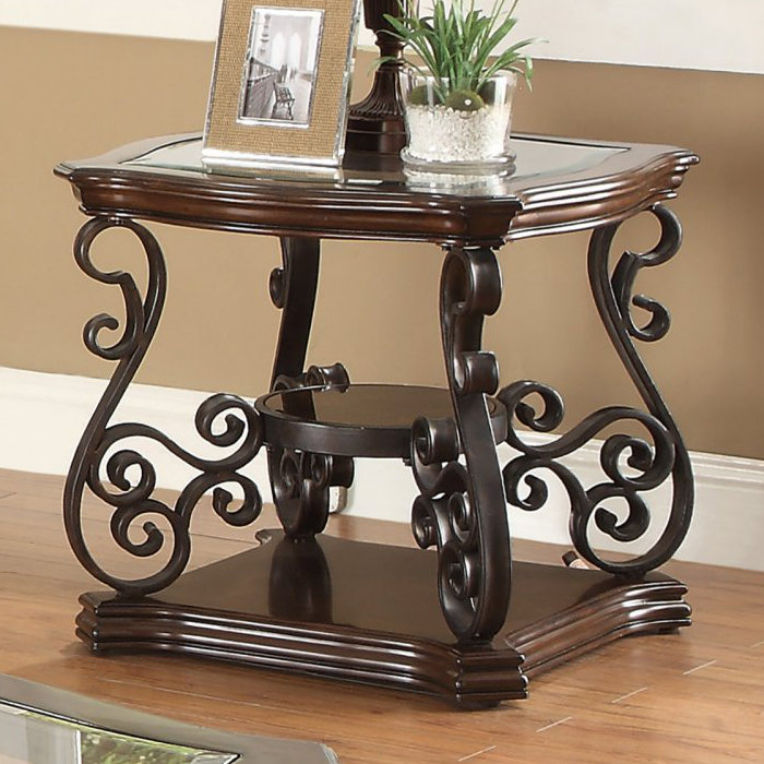 Astoria Grand Gratton Traditional Solid End Table Wayfair
